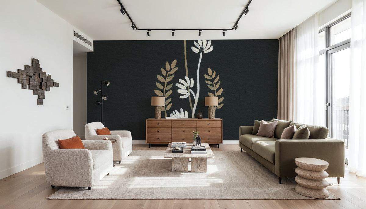 Petite Floral II Mural Wallpaper - room preview 05