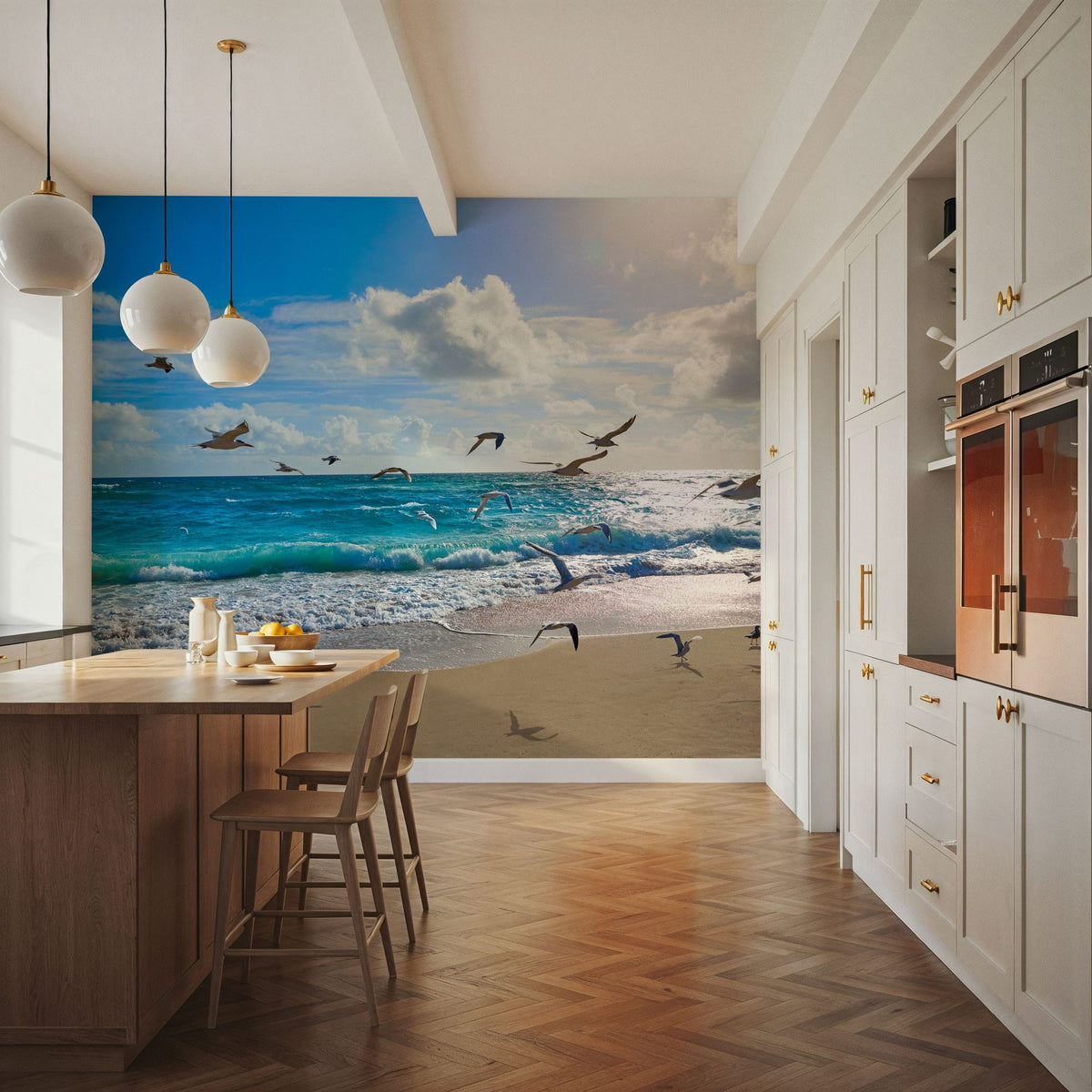 Singer Island Mural Wallpaper - room preview 05