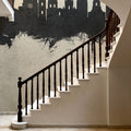 Naples Italy Skyline Concrete Mural Wallpaper - room preview 05