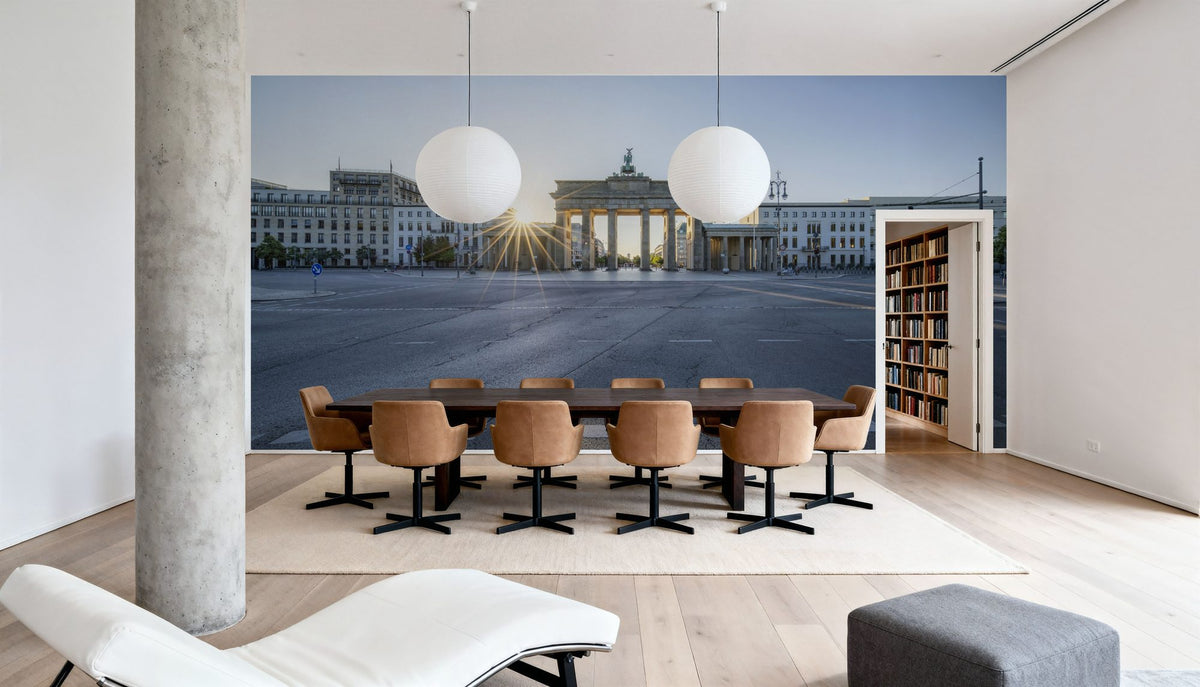 Brandenburger Tor Sunrise Mural Wallpaper - room preview 05
