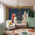 Seasonal Snowman XII Mural Wallpaper - room preview 05