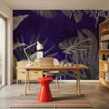 Frosty Leaves Mural Wallpaper - room preview 05