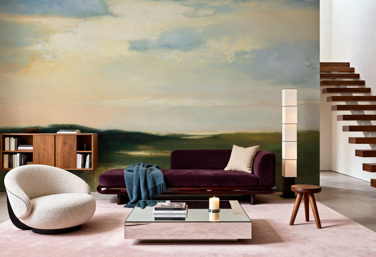 Verdant Horizon Mural Wallpaper - room preview 05