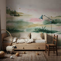 Midsummer Meadow IV Mural Wallpaper - room preview 05