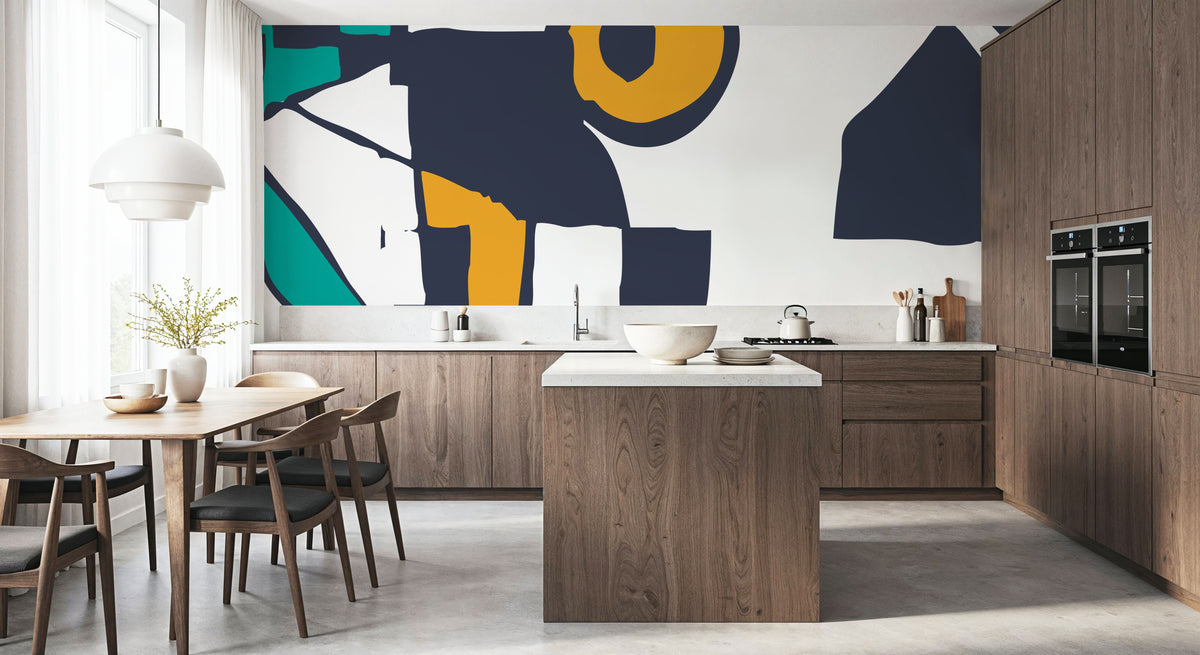 Fish Eyes Mural Wallpaper - room preview 05
