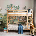 Orchard Reverie (no Animals), Soft Pink Mural Wallpaper - room preview 05