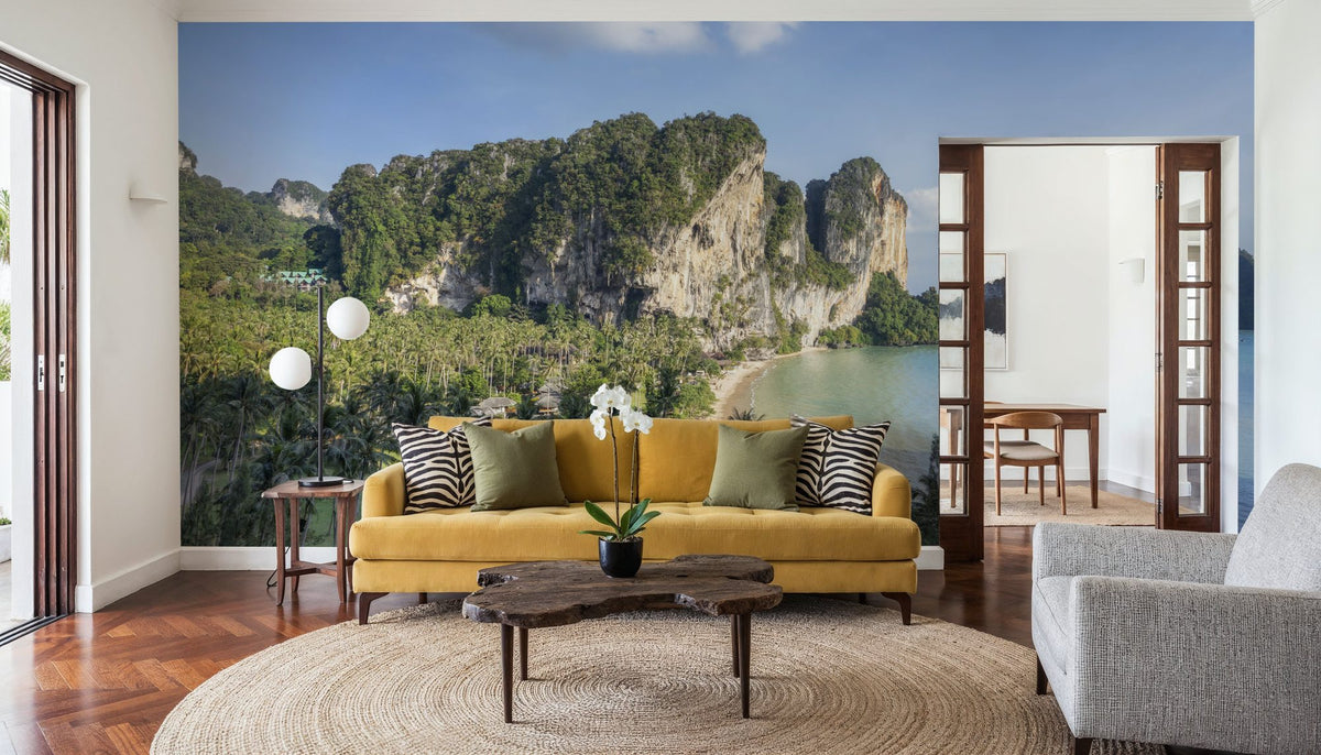 Turquoise Cove Mural Wallpaper - room preview 05