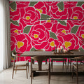 Vibrant Bloom Mural Wallpaper - room preview 05