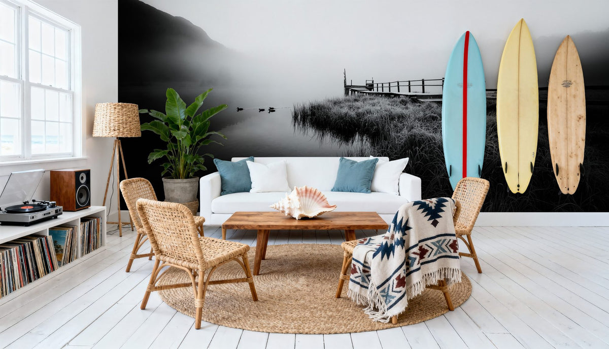 Lightfall Mural Wallpaper - room preview 05
