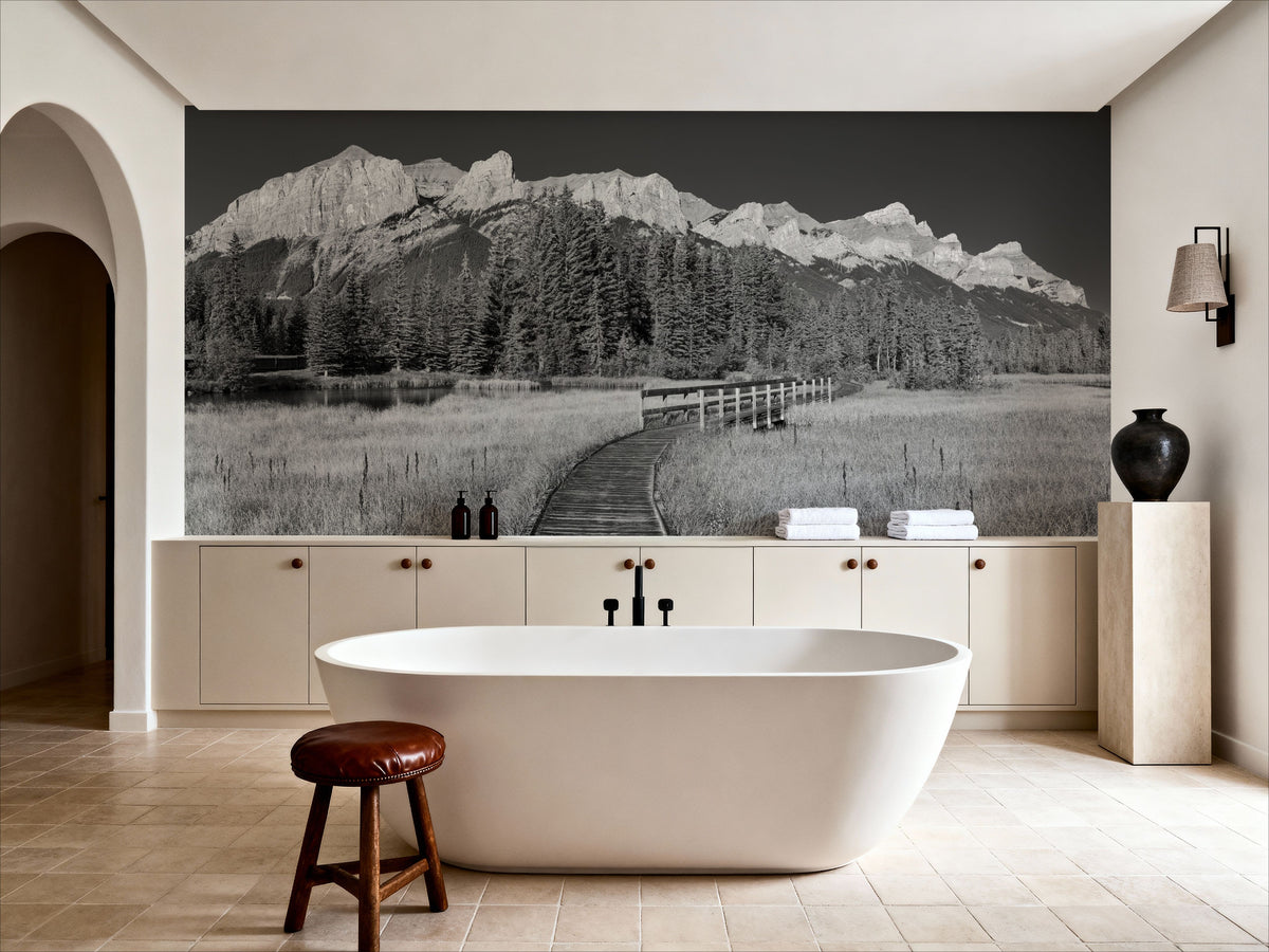 Policeman Creek Boardwalk Mural Wallpaper - room preview 05