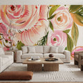 Floral Fantasy II Mural Wallpaper - room preview 05
