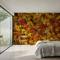 Leaves of Rust Mural Wallpaper - room preview 05