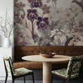 The Tenderness of Orchids, Peach Mural Wallpaper - room preview 05