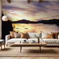 Twilight Voyage Mural Wallpaper - Neutral Tone - room preview 05