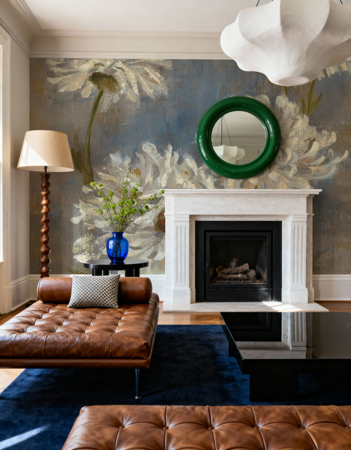 Flowers in Morning Dew II Mural Wallpaper - room preview 05