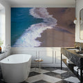 Rocky Shoreline Serenity Mural Wallpaper - room preview 05