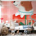Festive Paws IV Mural Wallpaper - room preview 05