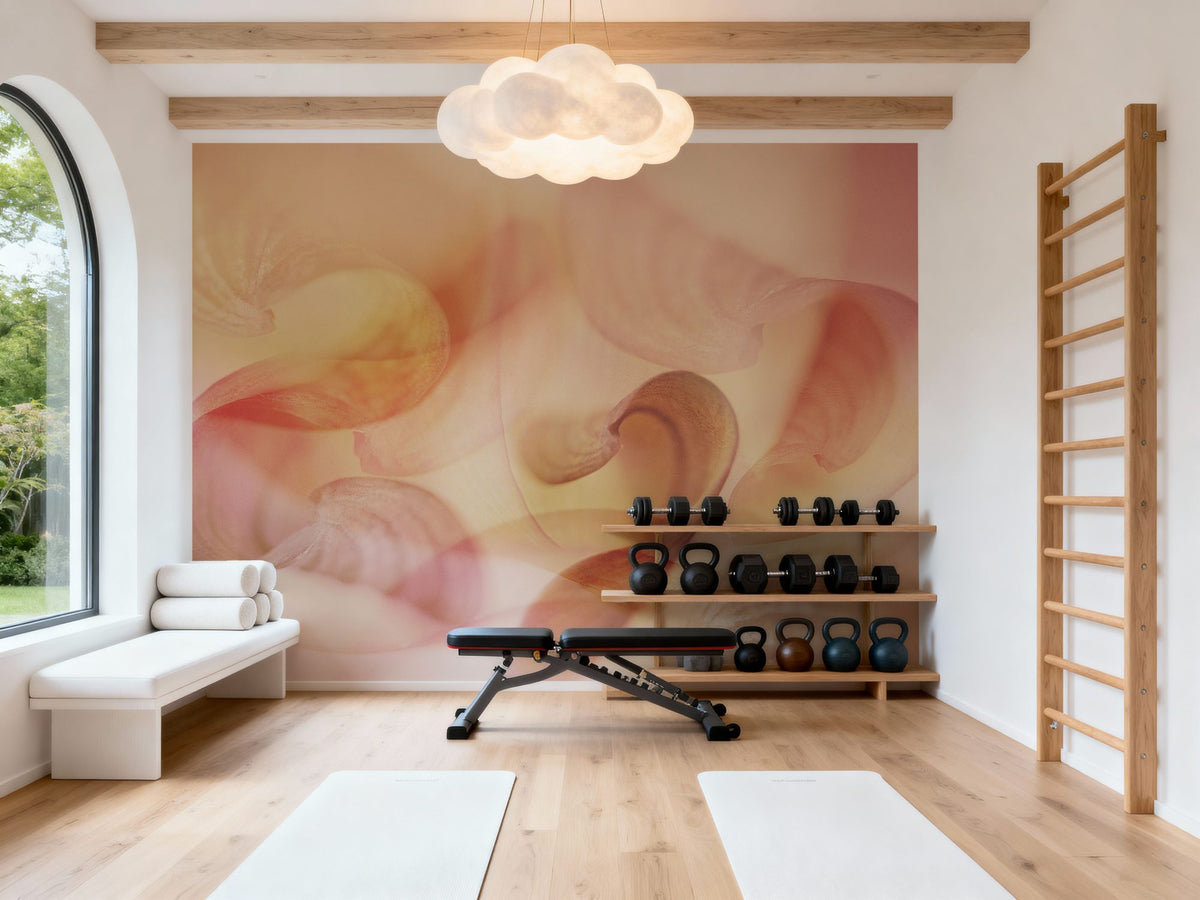 Dancing Leaves Mural Wallpaper - room preview 05