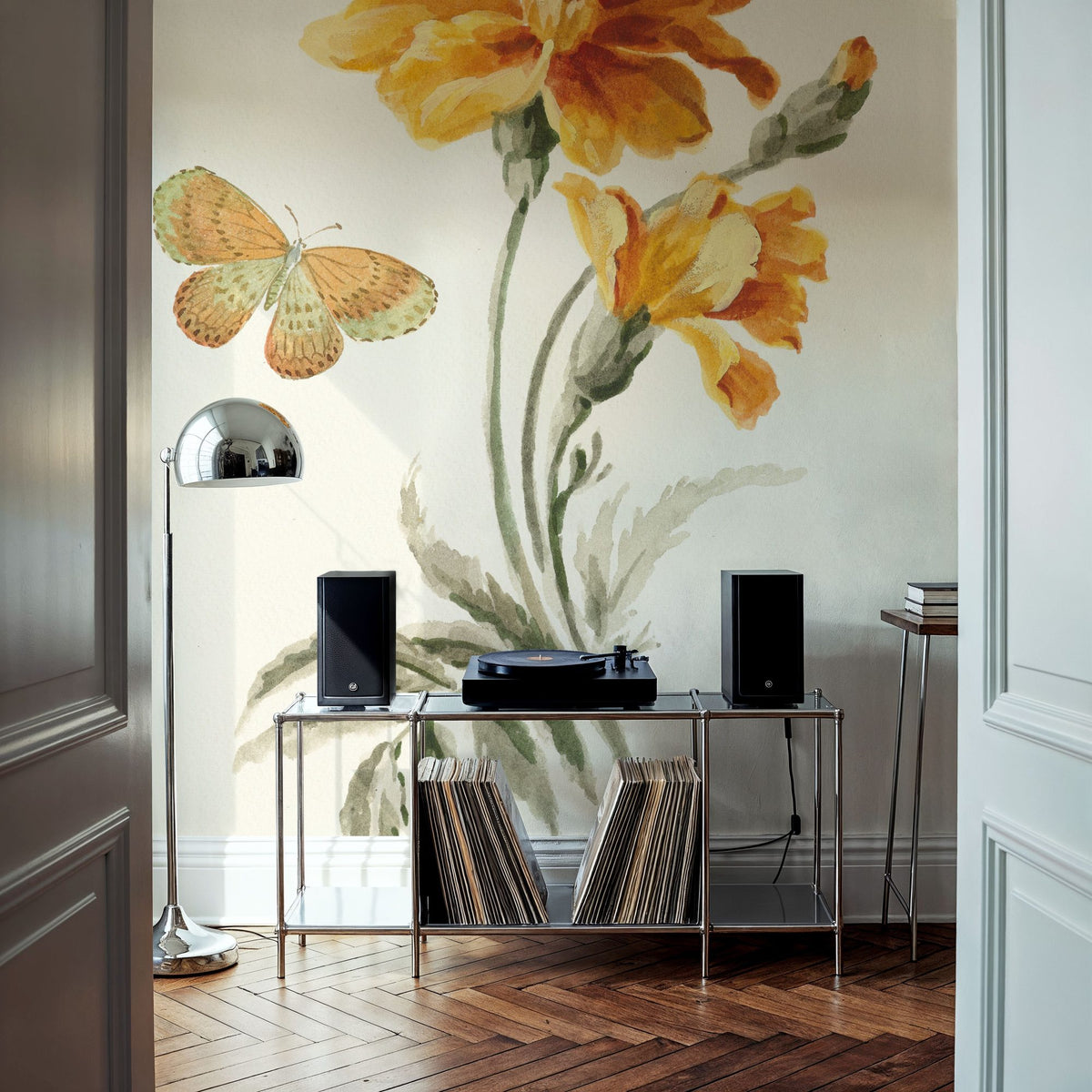 Autumn Marigold I Mural Wallpaper - room preview 05