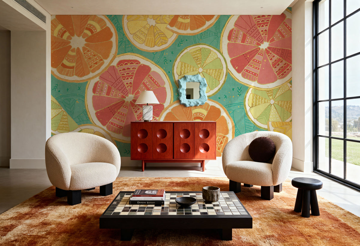 Citrus Splash XI Mural Wallpaper - room preview 05