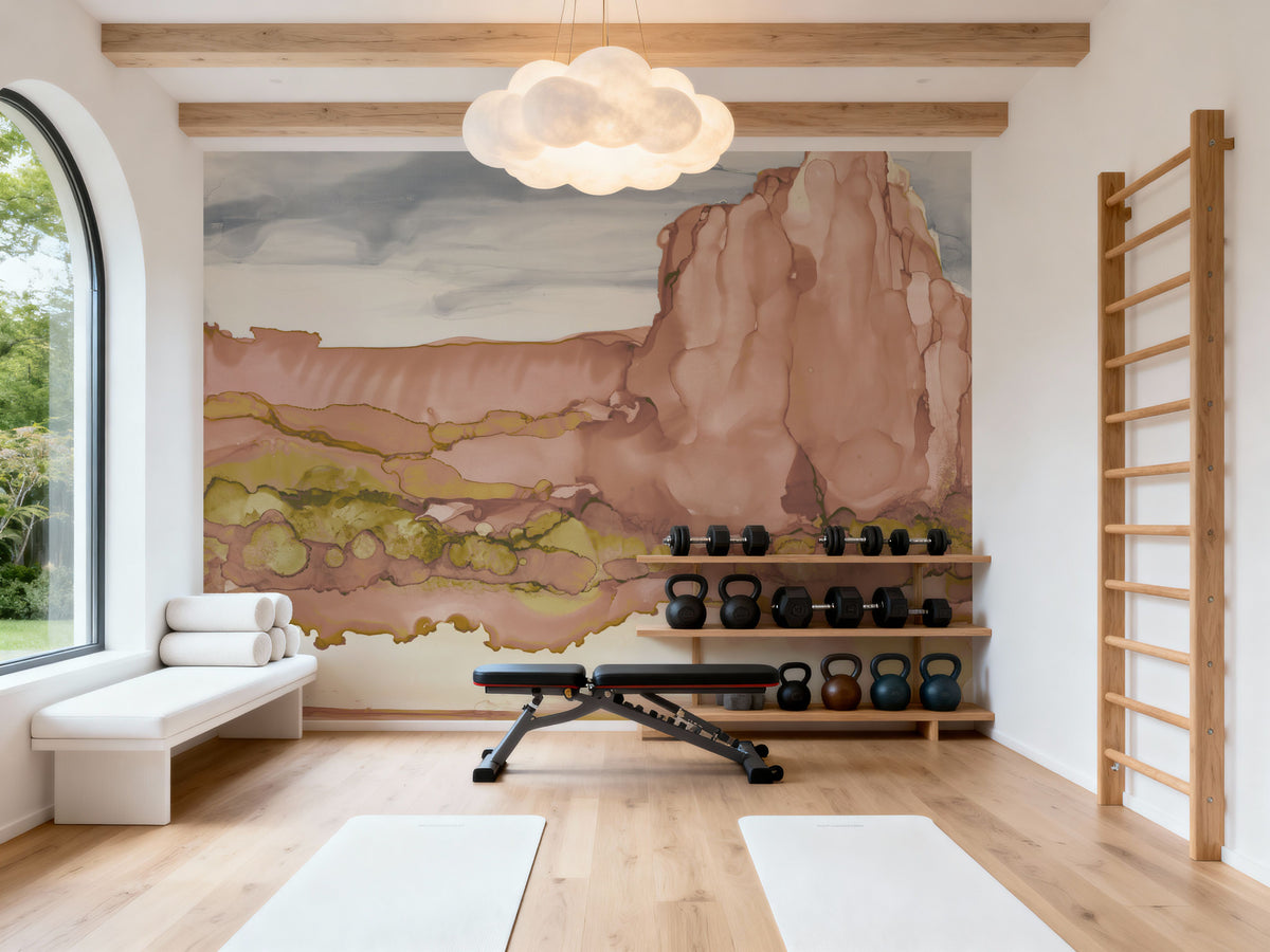 Honeybloom Desertscape VII Mural Wallpaper - room preview 05