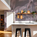 Big Orchids Purple Mural Wallpaper - room preview 05