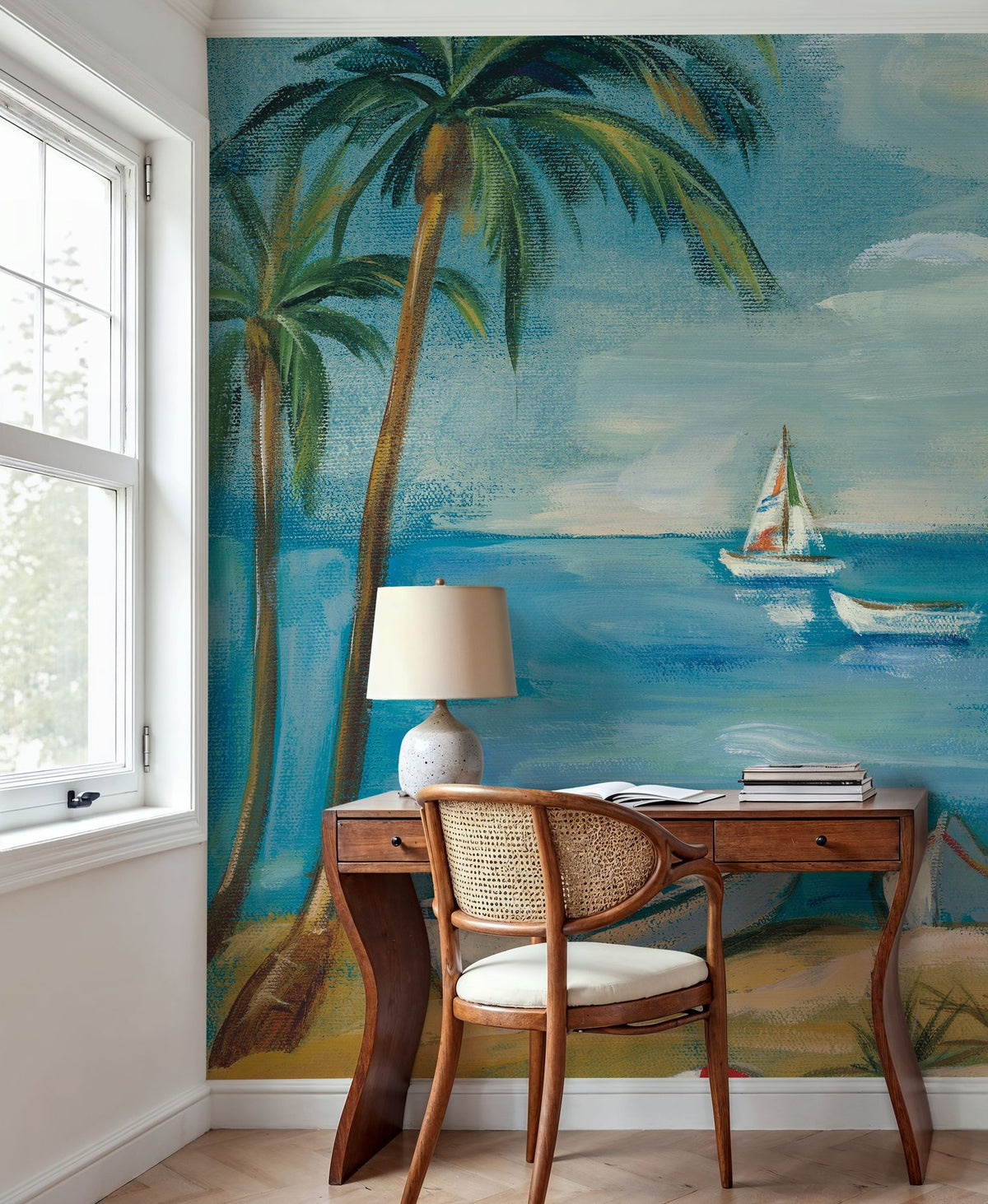 Turquoise Bay I Mural Wallpaper - room preview 05
