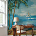 Turquoise Bay I Mural Wallpaper - room preview 05