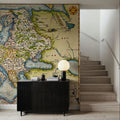 Old Map of Europe, 1570 Mural Wallpaper - room preview 05