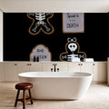 Spooky Gingerbread Manor VII Mural Wallpaper - room preview 05
