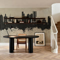 Oakland California Skyline Concrete Mural Wallpaper - room preview 05