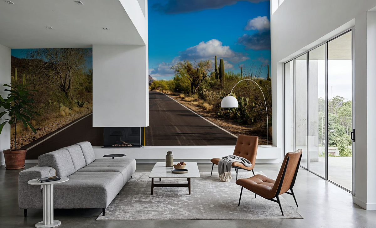 Desert Highway Mural Wallpaper - room preview 05