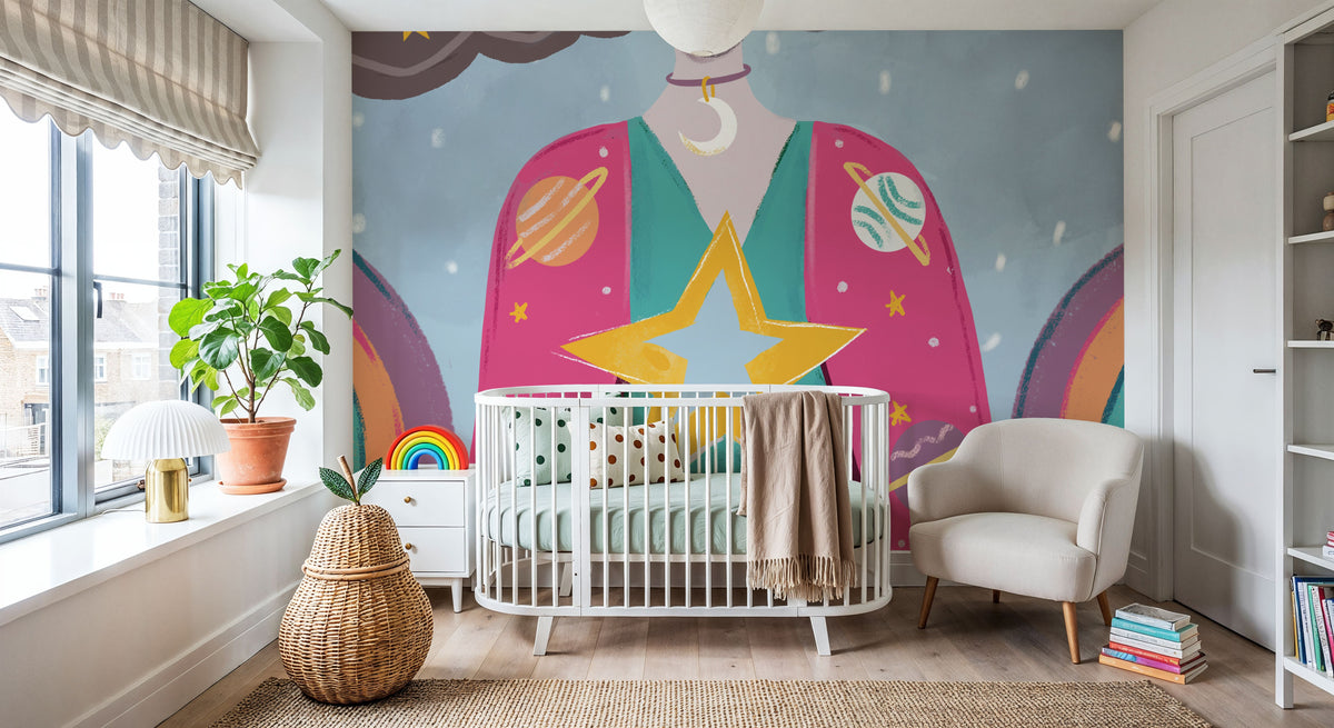 Mystical Woman I Mural Wallpaper - room preview 05