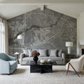 Riverside Grey Mural Wallpaper - room preview 05