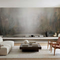 Taupe Horizon Mural Wallpaper - room preview 05
