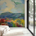 Green Meadow I Mural Wallpaper - room preview 05