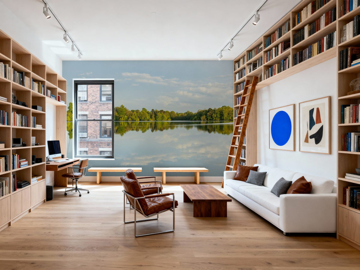 Mirror Lake Mural Wallpaper - room preview 05