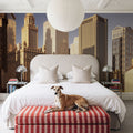 Golden Metropolis Up Close Mural Wallpaper - room preview 05