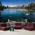 Crystal Alpine Lake Mural Wallpaper - room preview 05