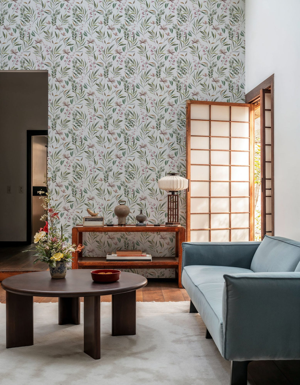 Foliage of Cedeira Mural Wallpaper - room preview 05