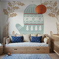 Holiday Form IV Color Mural Wallpaper - room preview 05