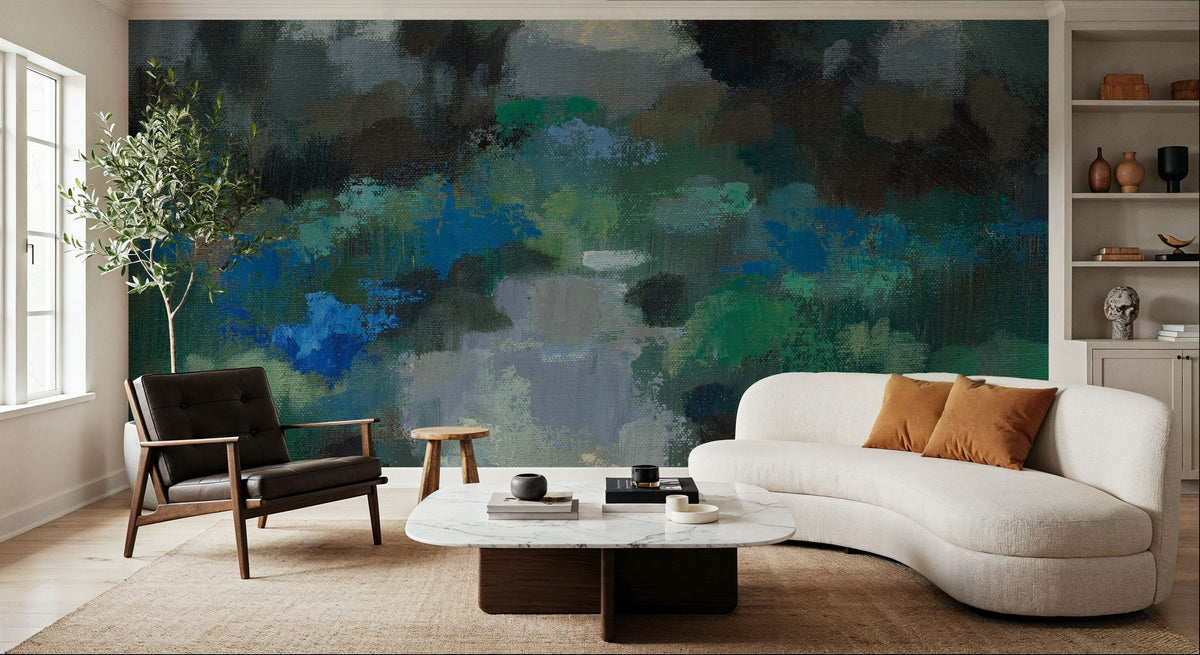 Iris Lake Mural Wallpaper - room preview 05