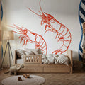 Sea Doodles II Mural Wallpaper - room preview 05