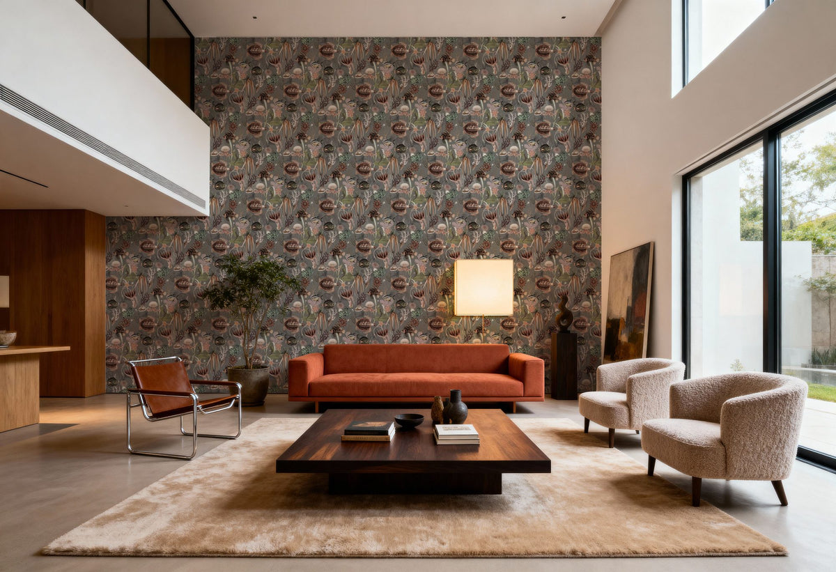 Deep Sea, Smoke Mural Wallpaper - room preview 05