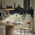 Kathmandu Nepal Skyline Concrete Mural Wallpaper - room preview 05