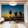Palm Baja Dawn Mural Wallpaper - room preview 05