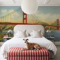 Greetings From Golden Gate Mural Wallpaper - room preview 05