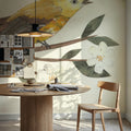Yellow Paper Bird Mural Wallpaper - room preview 05