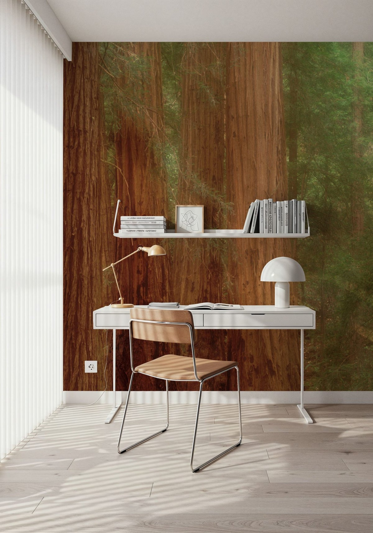 Majestic Redwoods Mural Wallpaper - room preview 05