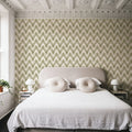 Woodland Tops Green Mural Wallpaper - room preview 05